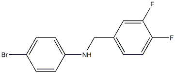 4-bromo-N-[(3,4-difluorophenyl)methyl]aniline Structure