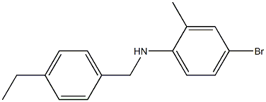 4-bromo-N-[(4-ethylphenyl)methyl]-2-methylaniline Structure