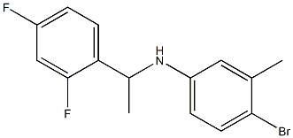 4-bromo-N-[1-(2,4-difluorophenyl)ethyl]-3-methylaniline 구조식 이미지