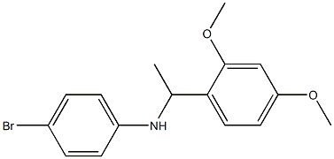 4-bromo-N-[1-(2,4-dimethoxyphenyl)ethyl]aniline 구조식 이미지