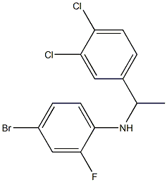 4-bromo-N-[1-(3,4-dichlorophenyl)ethyl]-2-fluoroaniline 구조식 이미지