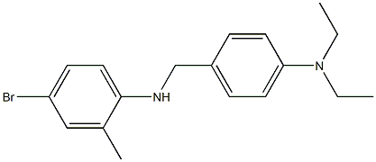 4-bromo-N-{[4-(diethylamino)phenyl]methyl}-2-methylaniline 구조식 이미지
