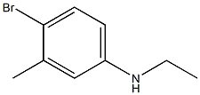 4-bromo-N-ethyl-3-methylaniline Structure