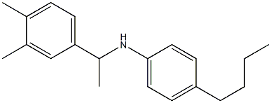 4-butyl-N-[1-(3,4-dimethylphenyl)ethyl]aniline 구조식 이미지