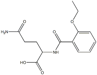 4-carbamoyl-2-[(2-ethoxyphenyl)formamido]butanoic acid Structure