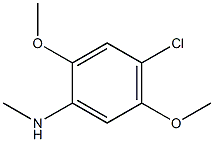 4-chloro-2,5-dimethoxy-N-methylaniline 구조식 이미지