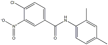 4-chloro-N-(2,4-dimethylphenyl)-3-nitrobenzamide Structure