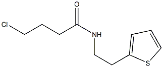 4-chloro-N-(2-thien-2-ylethyl)butanamide Structure