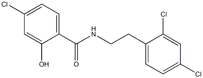 4-chloro-N-[2-(2,4-dichlorophenyl)ethyl]-2-hydroxybenzamide Structure