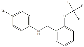 4-chloro-N-{[2-(trifluoromethoxy)phenyl]methyl}aniline 구조식 이미지