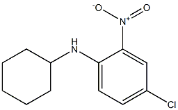 4-chloro-N-cyclohexyl-2-nitroaniline Structure