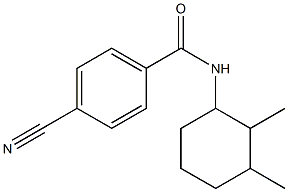 4-cyano-N-(2,3-dimethylcyclohexyl)benzamide Structure