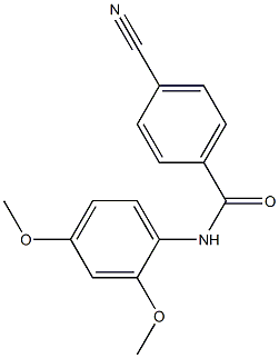 4-cyano-N-(2,4-dimethoxyphenyl)benzamide Structure