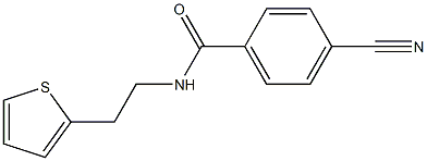 4-cyano-N-(2-thien-2-ylethyl)benzamide Structure