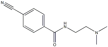 4-cyano-N-[2-(dimethylamino)ethyl]benzamide Structure