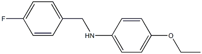 4-ethoxy-N-[(4-fluorophenyl)methyl]aniline Structure