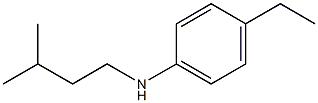 4-ethyl-N-(3-methylbutyl)aniline Structure