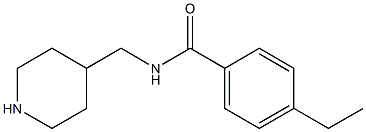 4-ethyl-N-(piperidin-4-ylmethyl)benzamide Structure