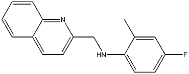 4-fluoro-2-methyl-N-(quinolin-2-ylmethyl)aniline 구조식 이미지