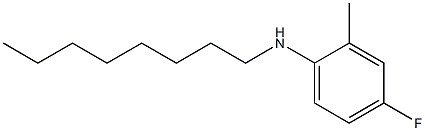 4-fluoro-2-methyl-N-octylaniline 구조식 이미지