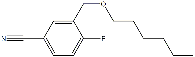 4-fluoro-3-[(hexyloxy)methyl]benzonitrile 구조식 이미지