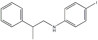 4-iodo-N-(2-phenylpropyl)aniline 구조식 이미지