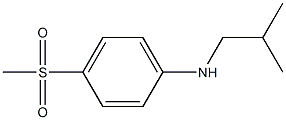 4-methanesulfonyl-N-(2-methylpropyl)aniline 구조식 이미지