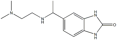 5-(1-{[2-(dimethylamino)ethyl]amino}ethyl)-2,3-dihydro-1H-1,3-benzodiazol-2-one Structure