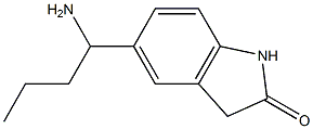 5-(1-aminobutyl)-2,3-dihydro-1H-indol-2-one 구조식 이미지