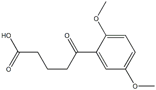 5-(2,5-dimethoxyphenyl)-5-oxopentanoic acid Structure