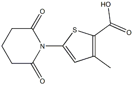 5-(2,6-dioxopiperidin-1-yl)-3-methylthiophene-2-carboxylic acid Structure