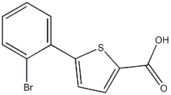 5-(2-bromophenyl)thiophene-2-carboxylic acid Structure