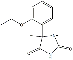 5-(2-ethoxyphenyl)-5-methylimidazolidine-2,4-dione 구조식 이미지