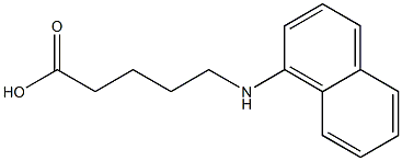 5-(naphthalen-1-ylamino)pentanoic acid Structure
