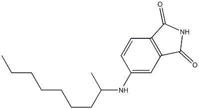 5-(nonan-2-ylamino)-2,3-dihydro-1H-isoindole-1,3-dione 구조식 이미지