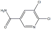 5,6-dichloropyridine-3-carboxamide Structure