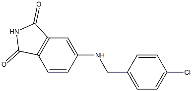 5-{[(4-chlorophenyl)methyl]amino}-2,3-dihydro-1H-isoindole-1,3-dione Structure