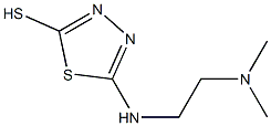 5-{[2-(dimethylamino)ethyl]amino}-1,3,4-thiadiazole-2-thiol 구조식 이미지