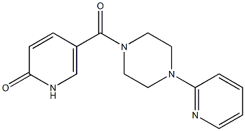 5-{[4-(pyridin-2-yl)piperazin-1-yl]carbonyl}-1,2-dihydropyridin-2-one Structure