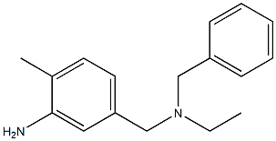 5-{[benzyl(ethyl)amino]methyl}-2-methylaniline Structure