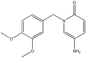 5-amino-1-[(3,4-dimethoxyphenyl)methyl]-1,2-dihydropyridin-2-one Structure