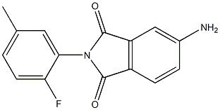 5-amino-2-(2-fluoro-5-methylphenyl)-2,3-dihydro-1H-isoindole-1,3-dione 구조식 이미지