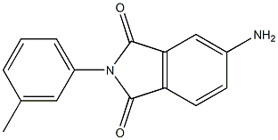 5-amino-2-(3-methylphenyl)-2,3-dihydro-1H-isoindole-1,3-dione 구조식 이미지