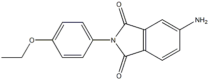 5-amino-2-(4-ethoxyphenyl)-2,3-dihydro-1H-isoindole-1,3-dione 구조식 이미지