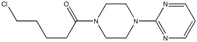 5-chloro-1-[4-(pyrimidin-2-yl)piperazin-1-yl]pentan-1-one 구조식 이미지