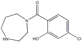 5-chloro-2-(1,4-diazepan-1-ylcarbonyl)phenol Structure