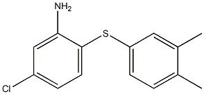 5-chloro-2-[(3,4-dimethylphenyl)sulfanyl]aniline Structure