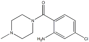 5-chloro-2-[(4-methylpiperazin-1-yl)carbonyl]aniline 구조식 이미지
