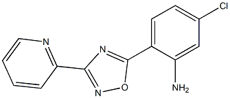 5-chloro-2-[3-(pyridin-2-yl)-1,2,4-oxadiazol-5-yl]aniline 구조식 이미지