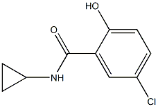 5-chloro-N-cyclopropyl-2-hydroxybenzamide Structure